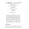 Evolving a Dynamic Predictive Coding Mechanism for Novelty Detection