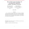 Exact finite approximations of average-cost countable Markov decision processes