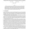 Expected Gene Order Distances and Model Selection in Bacteria