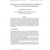 Experiences in Testing Automation of a Family of Functional- and GUI-similar Programs