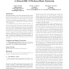 Experimental characterization of sectorized antennas in dense 802.11 wireless mesh networks