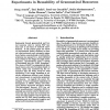 Experiments in Reusability of Grammatical Resources
