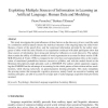 Exploiting Multiple Sources of Information in Learning an Artificial Language: Human Data and Modeling