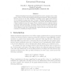 Extensional Reasoning