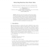 Extracting Emotions from Music Data
