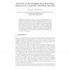 Extraction of 3D Unfoliaged Trees from Image Sequences Via a Generative Statistical Approach