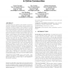 Feedback effects between similarity and social influence in online communities