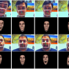 Performance Driven Facial Animation by Appearance Based Tracking