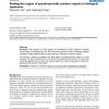 Finding the region of pseudo-periodic tandem repeats in biological sequences