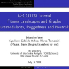 Fitness landscapes and graphs: multimodularity, ruggedness and neutrality