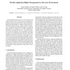 Flexible Application Rights Management in a Pervasive Environment