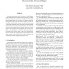 Fourier analysis and Gabor filtering for texture analysis and local reconstruction of general shapes