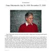 Franz Peherstorfer July 26, 1950-November 27, 2009