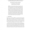 Fresh Re-keying: Security against Side-Channel and Fault Attacks for Low-Cost Devices