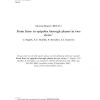 From lines to epipoles through planes in two views