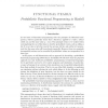 Functional Pearls: Probabilistic functional programming in Haskell