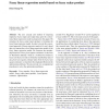 Fuzzy linear regression model based on fuzzy scalar product
