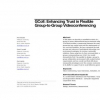 GColl: enhancing trust in flexible group-to-group videoconferencing