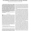 Generalized pursuit learning schemes: new families of continuous and discretized learning automata