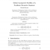 Global asymptotic stability of a nonlinear recursive sequence