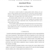 Globally Minimal Surfaces by Continuous Maximal Flows