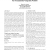 Greedy, genetic, and greedy genetic algorithms for the quadratic knapsack problem