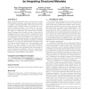 Growing a tree in the forest: constructing folksonomies by integrating structured metadata