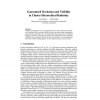Guaranteed Occlusion and Visibility in Cluster Hierarchical Radiosity