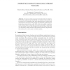 Guided Incremental Construction of Belief Networks