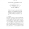 Haptic Interaction in Realistic Multimedia Broadcasting