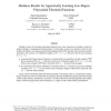 Hardness Results for Agnostically Learning Low-Degree Polynomial Threshold Functions