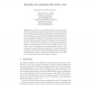 Heuristics for Planning with Action Costs