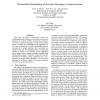 Hierarchical Scheduling of Periodic Messages in Open System