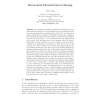 Hierarchical Threshold Secret Sharing