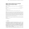 Highly Nonlinear Resilient Functions Through Disjoint Codes in Projective Spaces