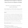 HMM-based on-line signature verification: Feature extraction and signature modeling