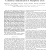 HMOG: New Behavioral Biometric Features for Continuous Authentication of Smartphone Users
