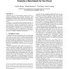 How is the weather tomorrow?: towards a benchmark for the cloud
