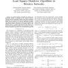 Hybrid Model of Least Squares Handover Algorithms in Wireless Networks