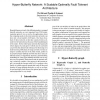 Hyper Butterfly Network: A Scalable Optimally Fault Tolerant Architecture