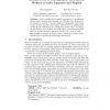 Identification of Bibliographic Information Written in Both Japanese and English