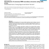 Identification of consensus RNA secondary structures using suffix arrays