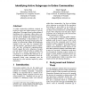 Identifying active subgroups in online communities