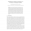 Identifying the original contribution of a document via language modeling