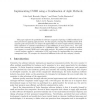 Implementing CMMI using a Combination of Agile Methods