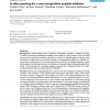 In silico panning for a non-competitive peptide inhibitor