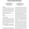 Induction of compact decision trees for personalized recommendation