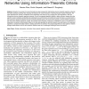 Inferring Connectivity of Genetic Regulatory Networks Using Information-Theoretic Criteria