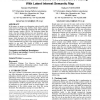 Information retrieval based on collaborative filtering with latent interest semantic map