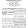 Integrated topology control and routing in wireless optical mesh networks